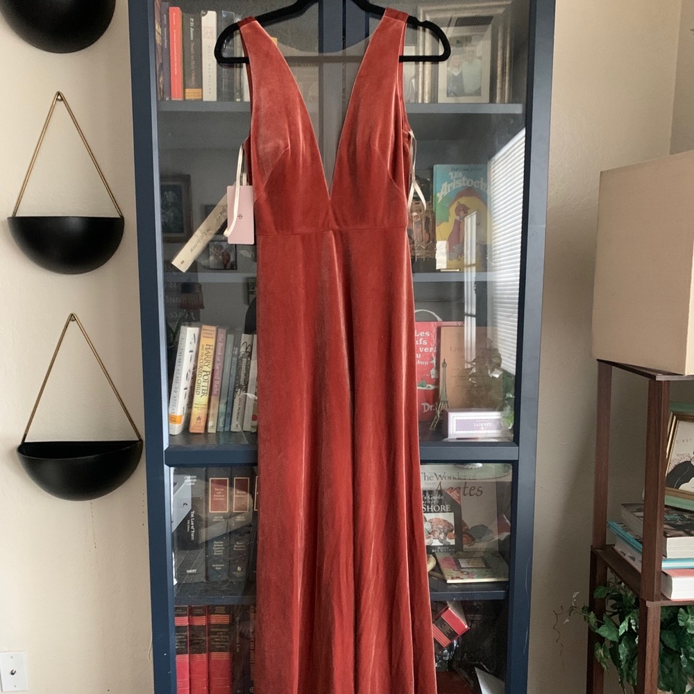 Jenny Yoo Velvet Logan Dress